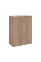 N 3 - 8D kancelářská skříň, 2-dveřová, 1100x800x400, dub bardolino